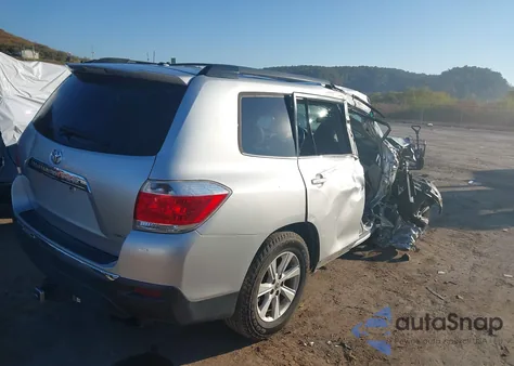 2011 Toyota Highlander Se из США, поврежденный, VIN 5TDBK3EH5BS046183